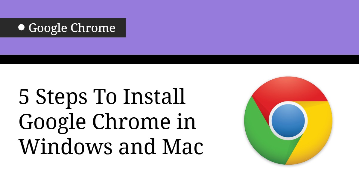 google chrome installer for mac